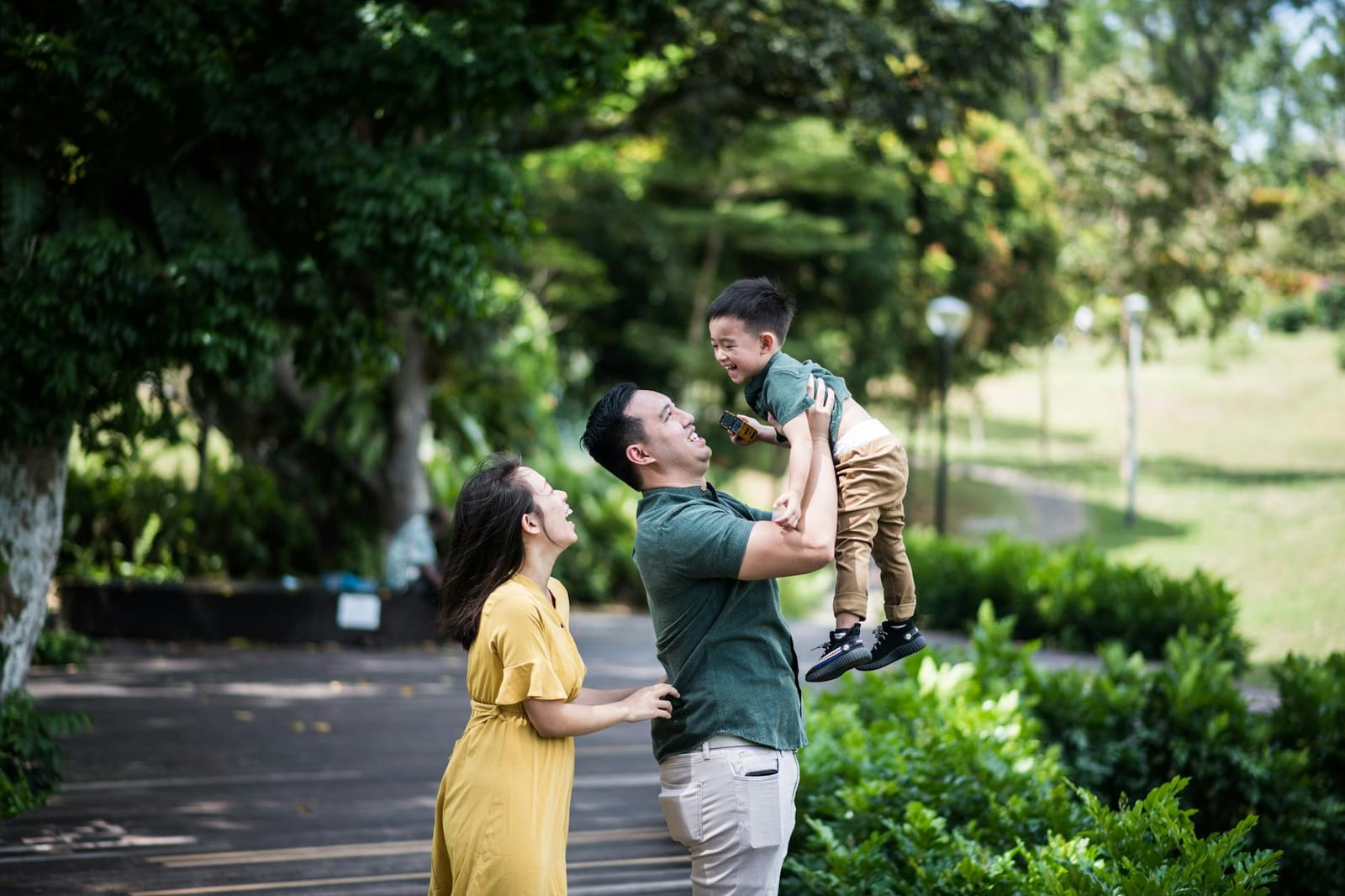 Joyful family bonding moment in a lush Singapore park setting, capturing laughter and love. - Were you found not eligible for Medicaid or CHIP?